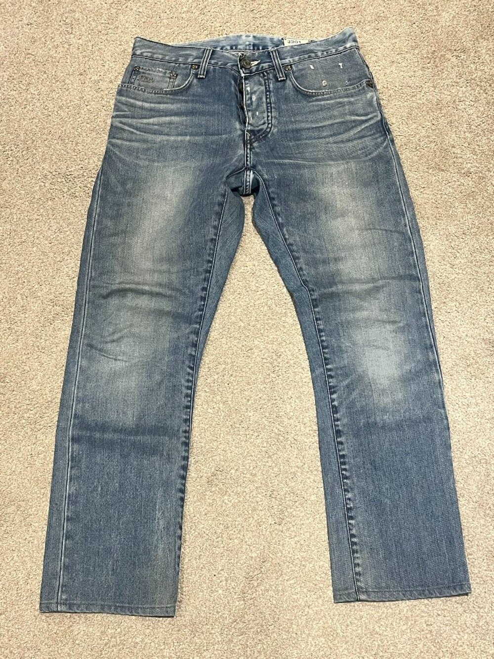 G-STAR RAW DENIM 3301 SLIM 901120015 JEANS MADE IN ITALY 30/32